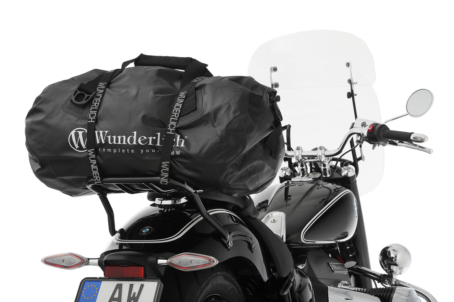 Wunderlich luggage carrier - glossy-black