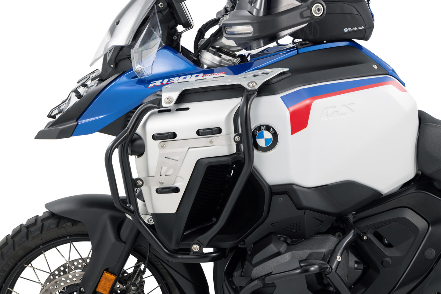 Tank protection bar ULTIMATE PRO R 1300 GS Adventure - black-silver