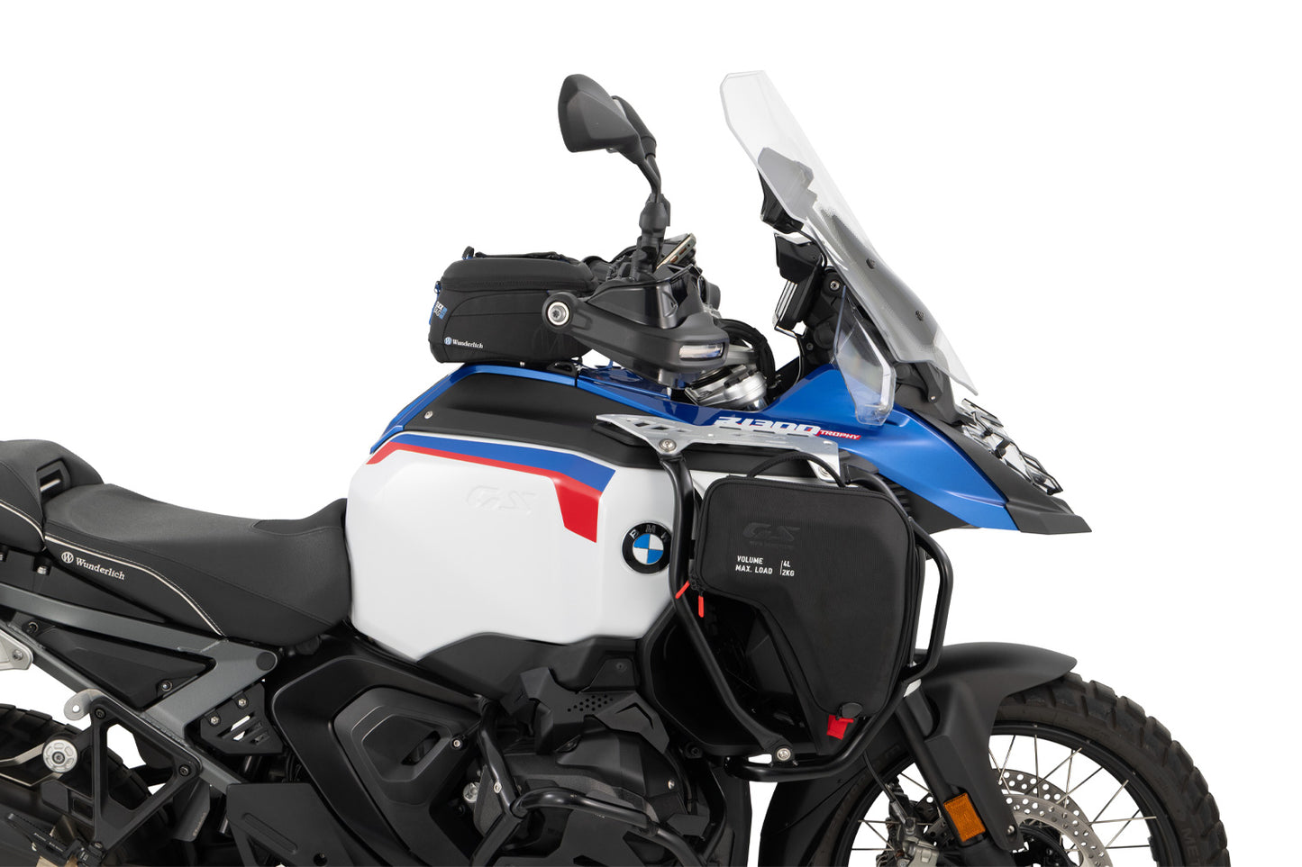 Tank protection bar ULTIMATE PRO R 1300 GS Adventure - black-silver