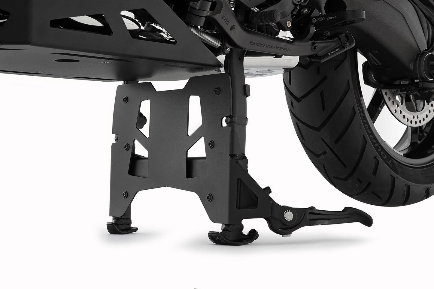 centre stand protection plate - black