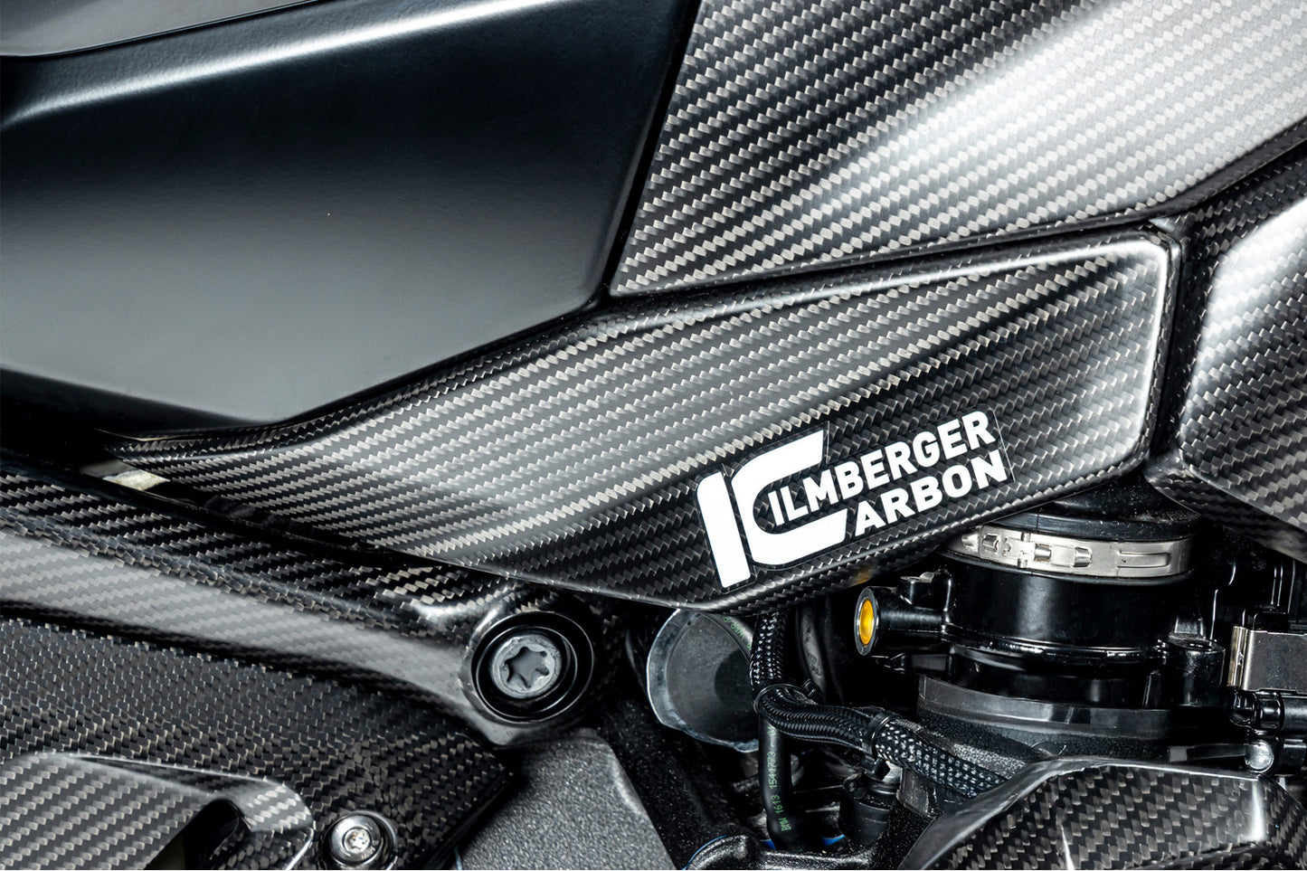 Ilmberger tank cover bottom R 1300 GS - right - carbon - matt