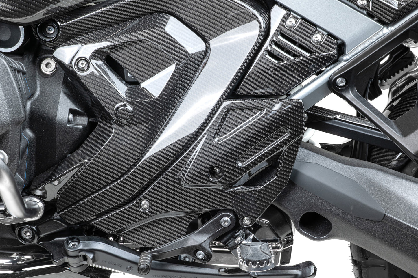 Ilmberger Heel guard R 1300 GS Adventure - left - carbon - glossy
