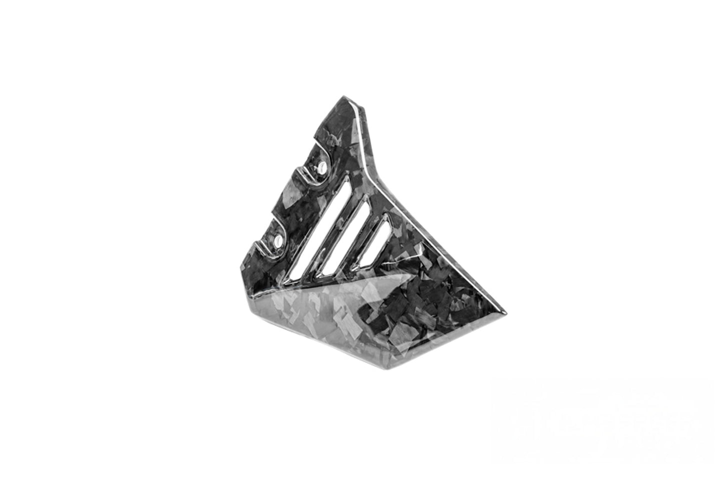 Ilmberger front frame triangle cover for BMW R 1300 GS Adventure - right - Black Diamond Carbon - glossy