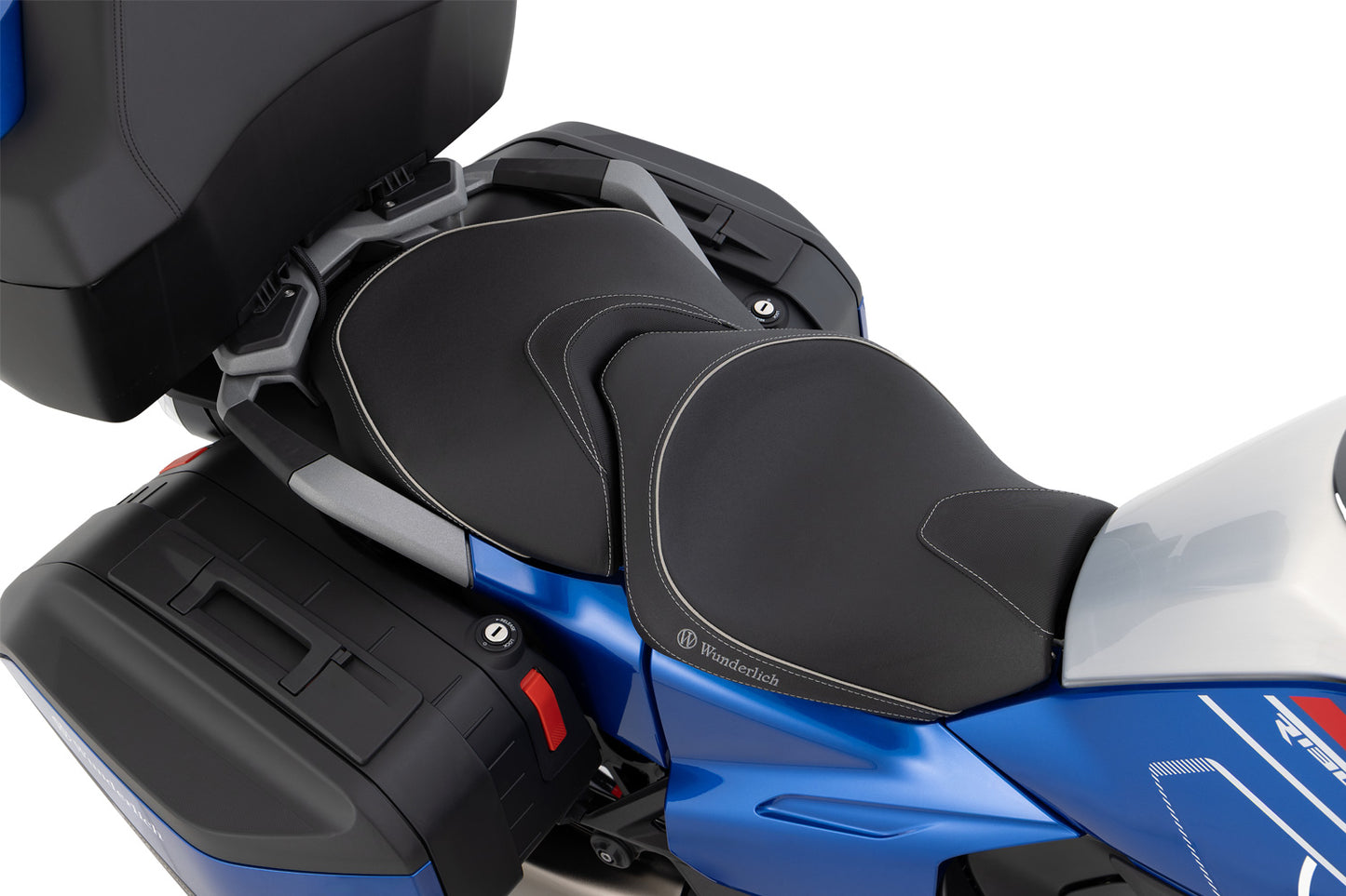 Wunderlich AKTIVKOMFORT passenger seat with seat heating Smart Plug & Play for the R 1300 RT - standard - black