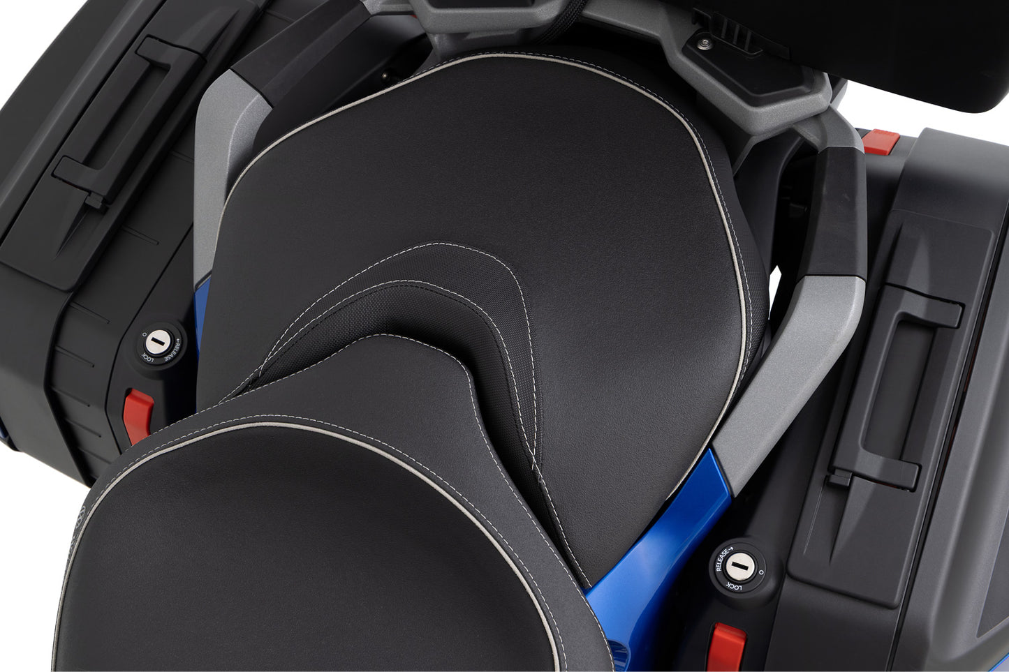 Wunderlich AKTIVKOMFORT passenger seat with seat heating Smart Plug & Play for the R 1300 RT - standard - black