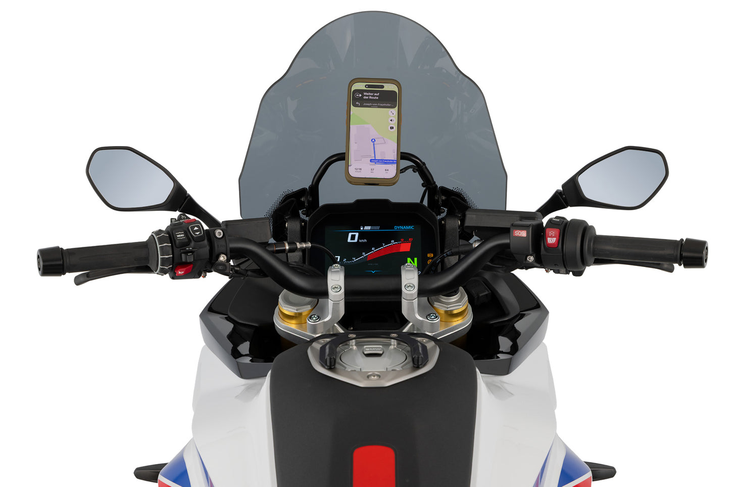 Wunderlich navigation relocation / device holder R 1300 RS - black