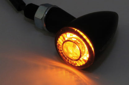 HIGHSIDER LED rear light, brake light, »APOLLO BULLET« indicator - Set - black