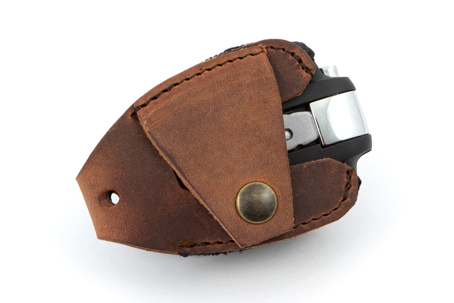 Wunderlich R 18 key pouch - brown - Genuine leather