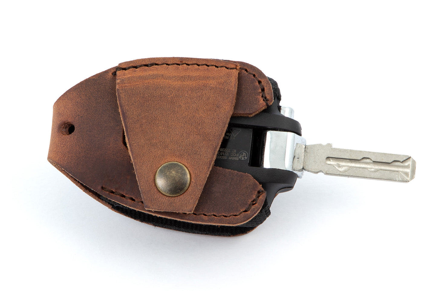 Wunderlich R 18 key pouch - brown - Genuine leather