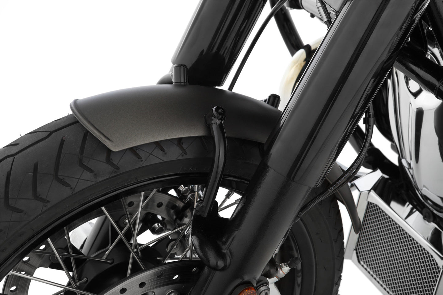 Wunderlich Front fender »RockBob« - Manhattan metallic matt