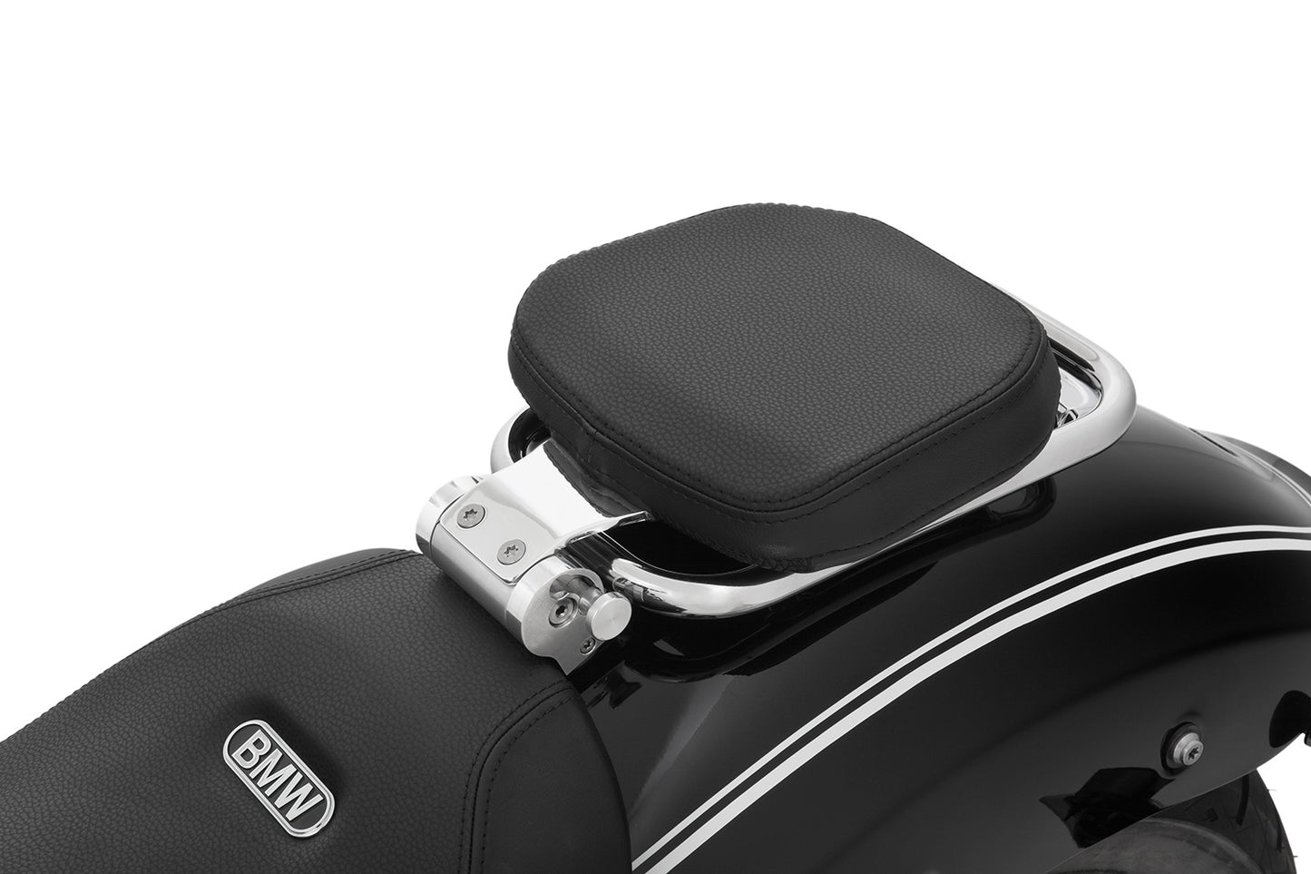 Wunderlich rider backrest - foldable - chromed