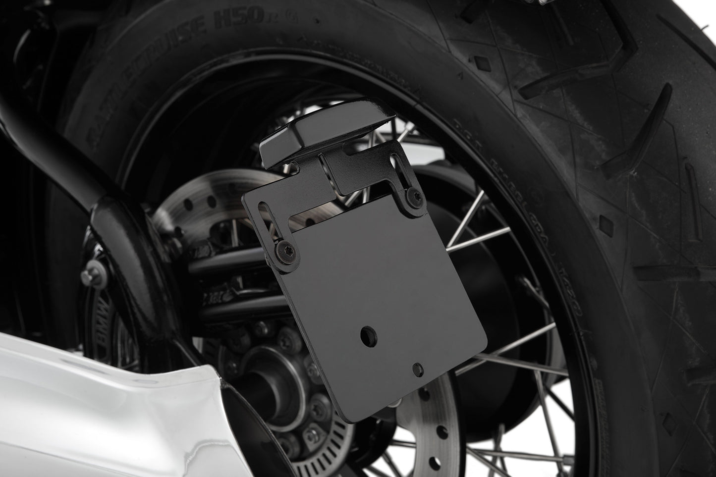 LOW tail conversion with indicator bracket - M5 Screw thread - black