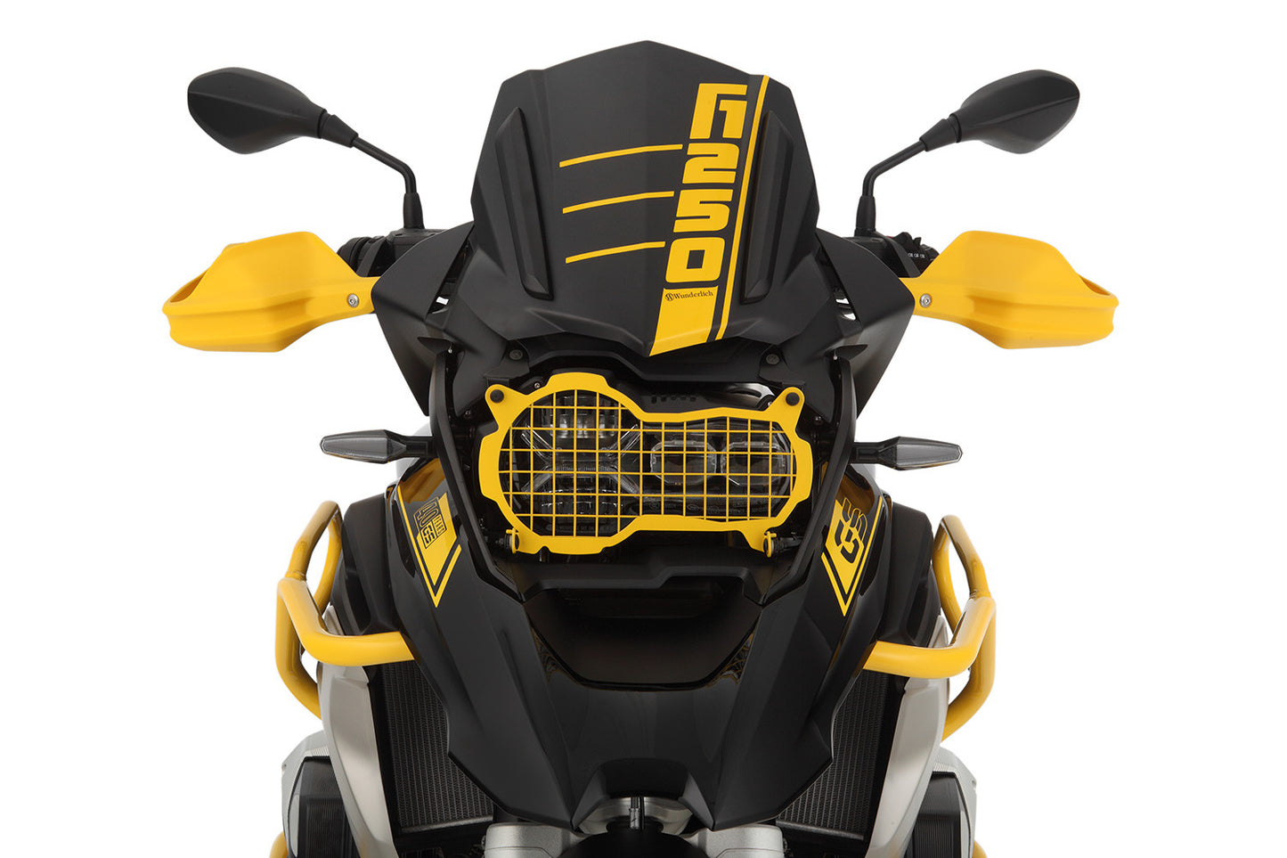 Wunderlich Headlight protector foldable - yellow | Edition 40 Years GS