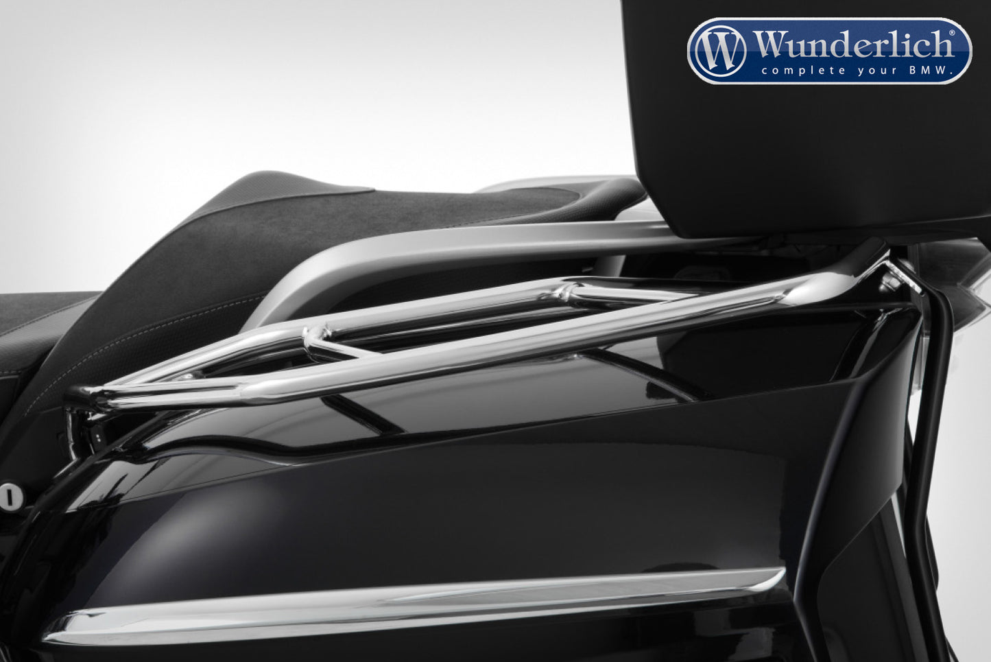 Wunderlich luggage rails for original case - left - chromed