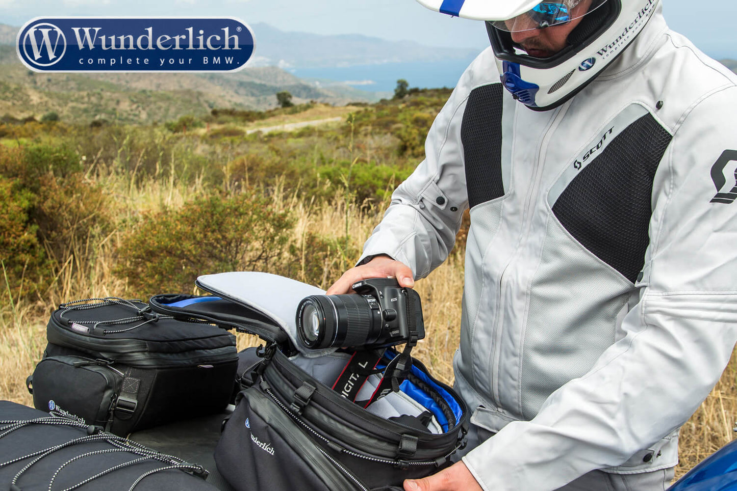 Elephant tank bag photo insert black