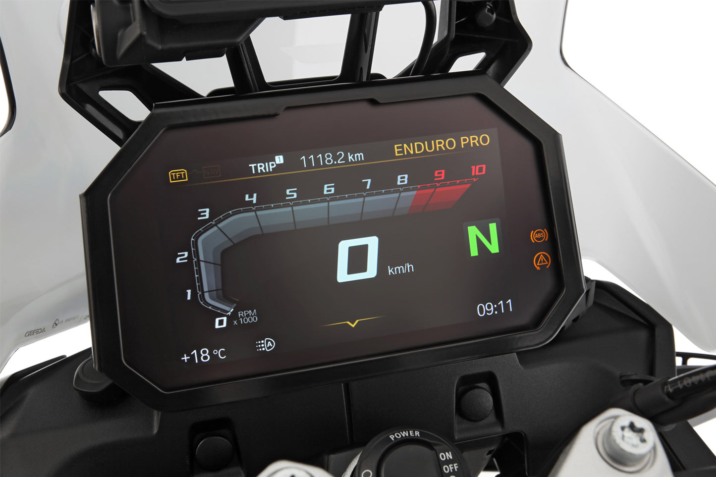 Wunderlich TFT Display Theft Protection F 900 GS - black