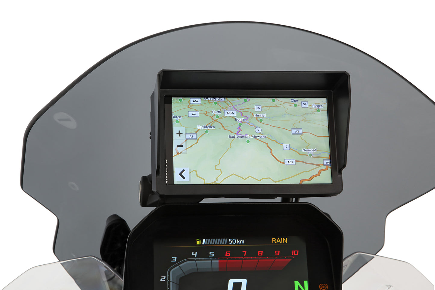 Sun Visor for the Garmin Zumo XT2 - black
