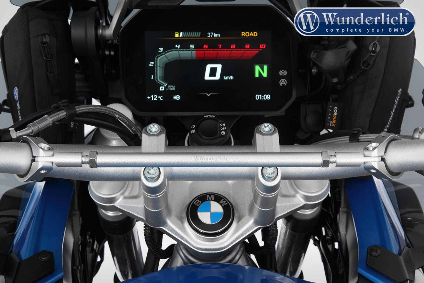 Wunderlich crossbar - silver F700 GS / F750 GS