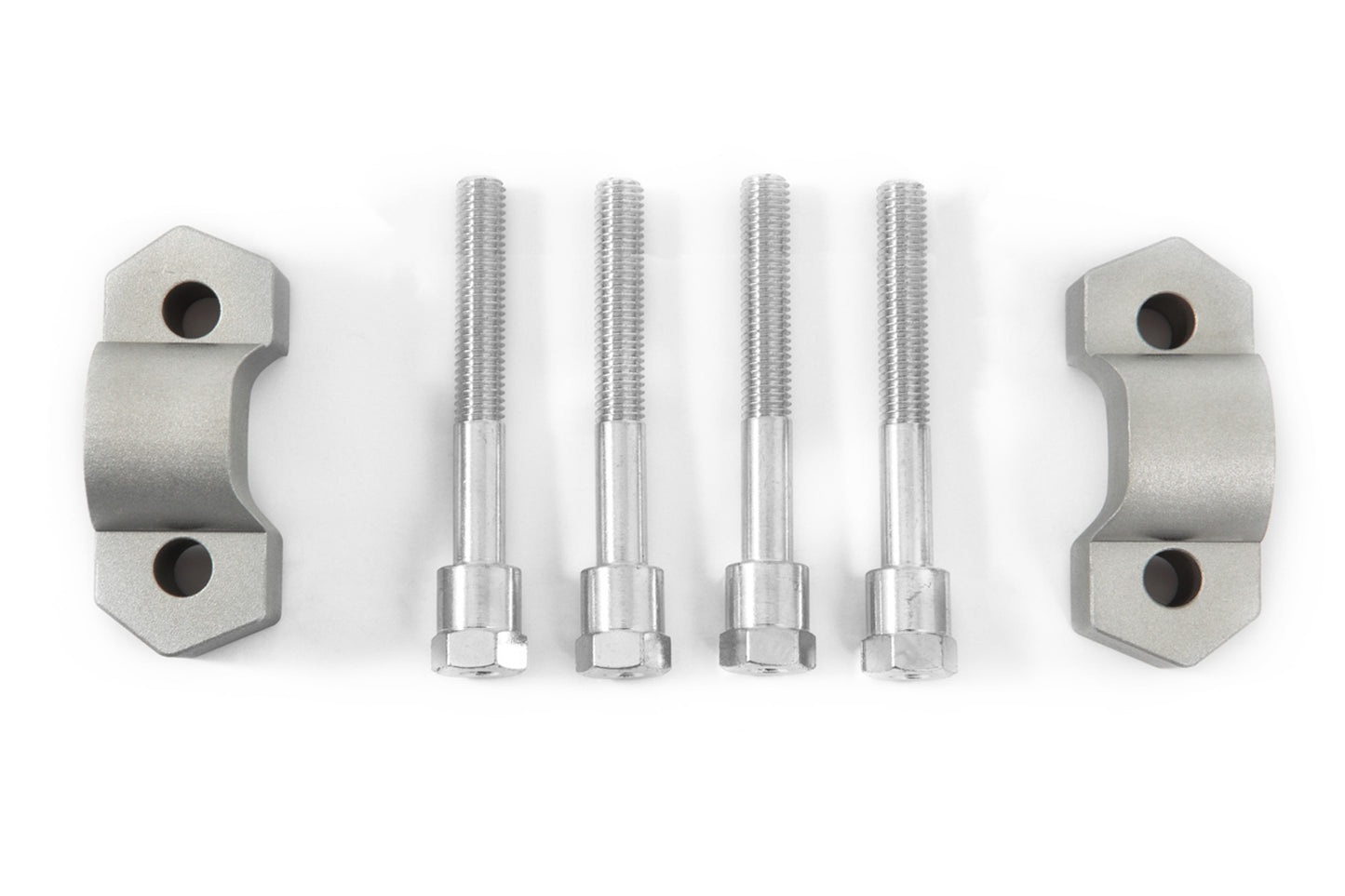 Handlebar risers ERGO PRO for models with BMW navigation - 40mm - silver