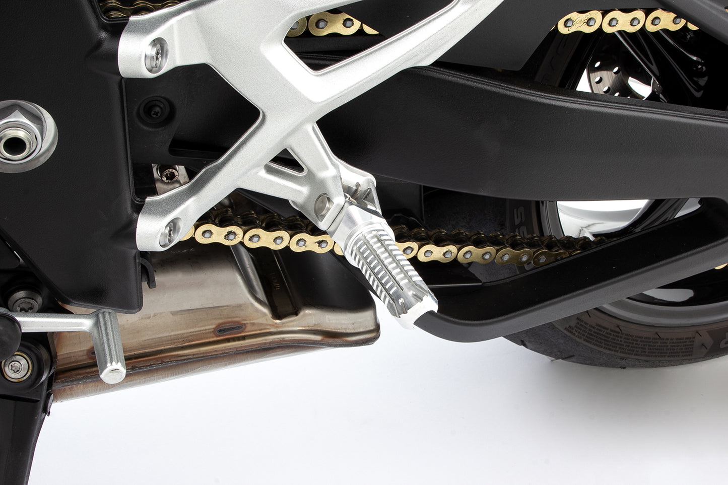 Lower footrests »ERGO-COMFORT« - silver