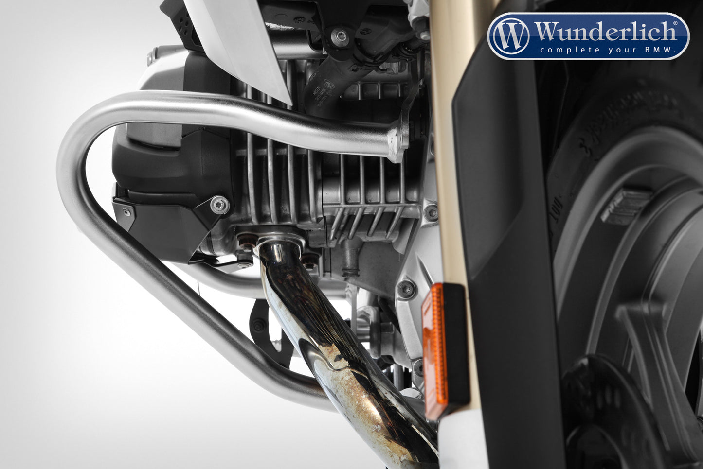 engine protection bar - stainless steel
