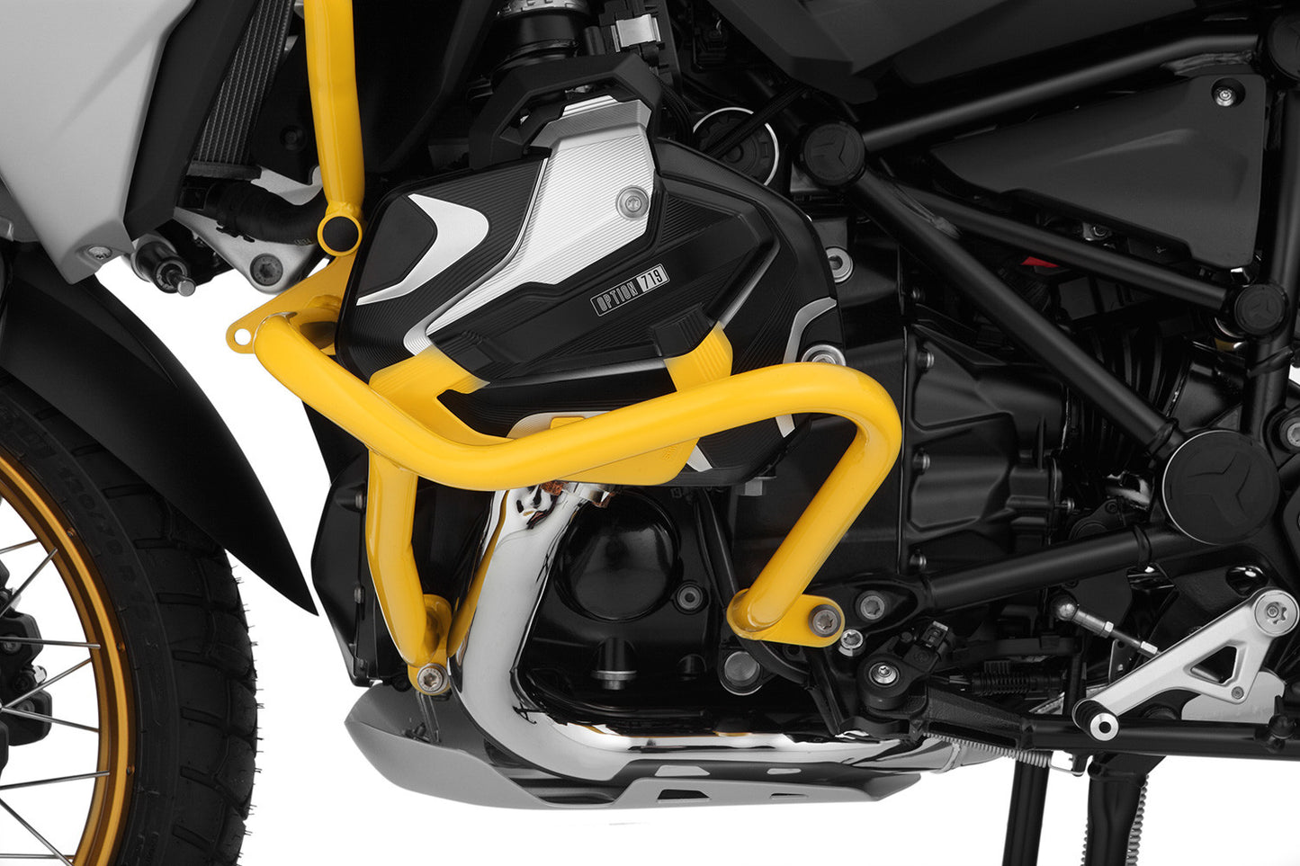 Wunderlich Engine protection bar VA - yellow | Edition 40 Years GS