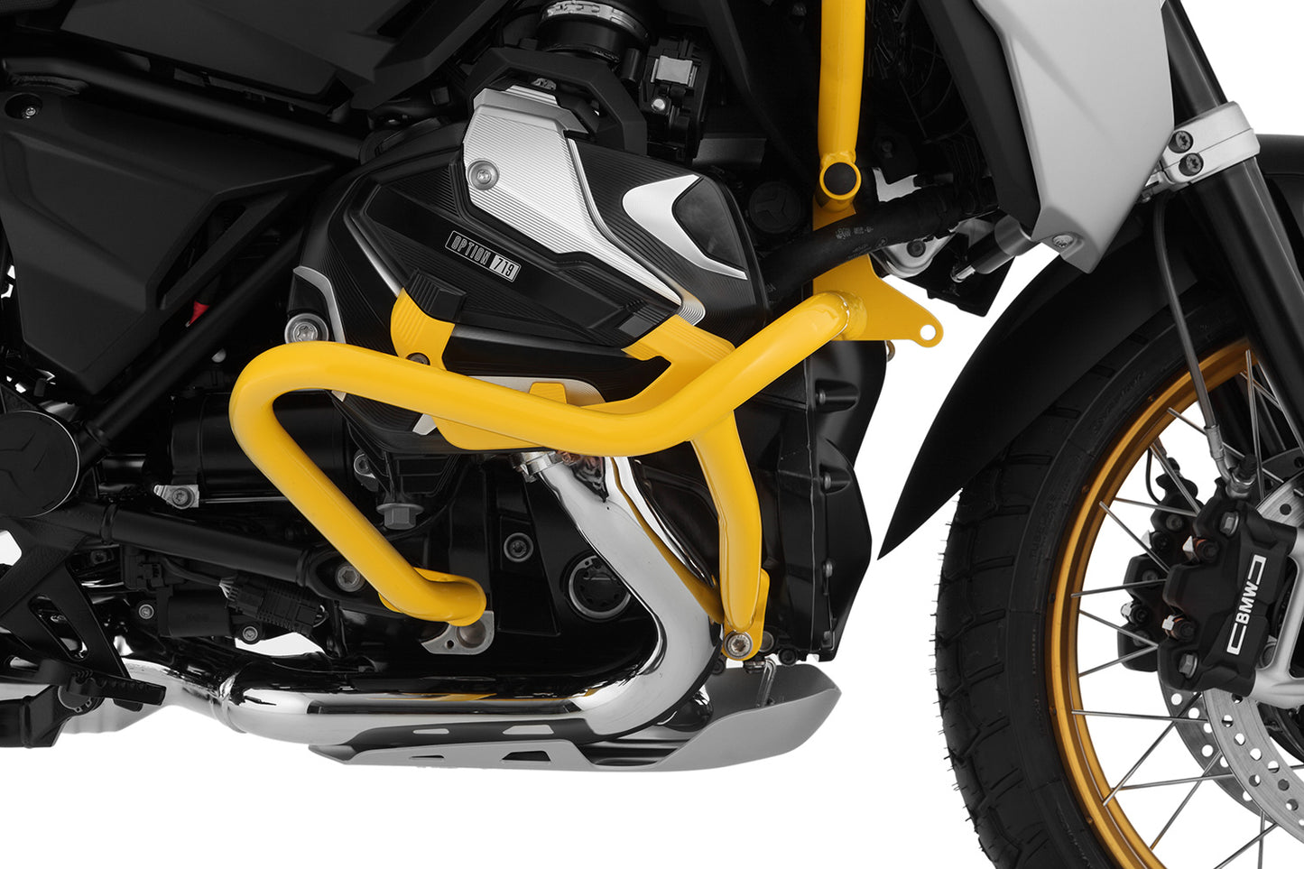 Wunderlich Engine protection bar VA - yellow | Edition 40 Years GS