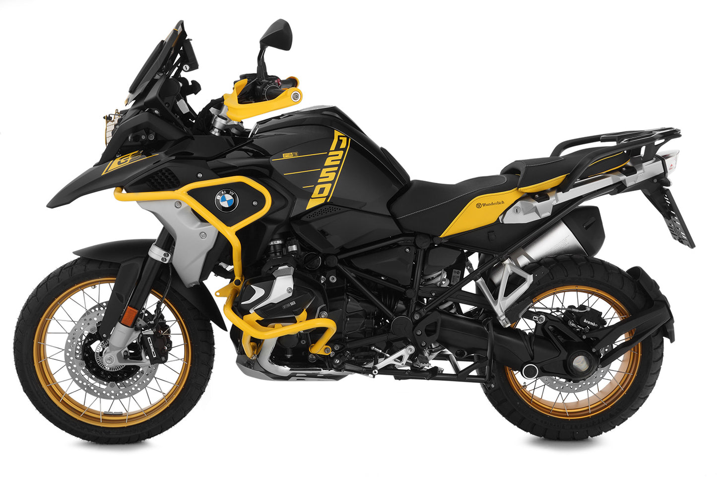 Wunderlich Engine protection bar VA - yellow | Edition 40 Years GS