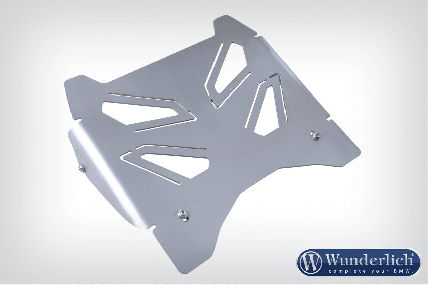 Centre stand protection plate silver