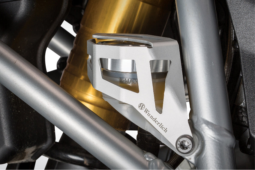 Brake reservoir protector rear silver