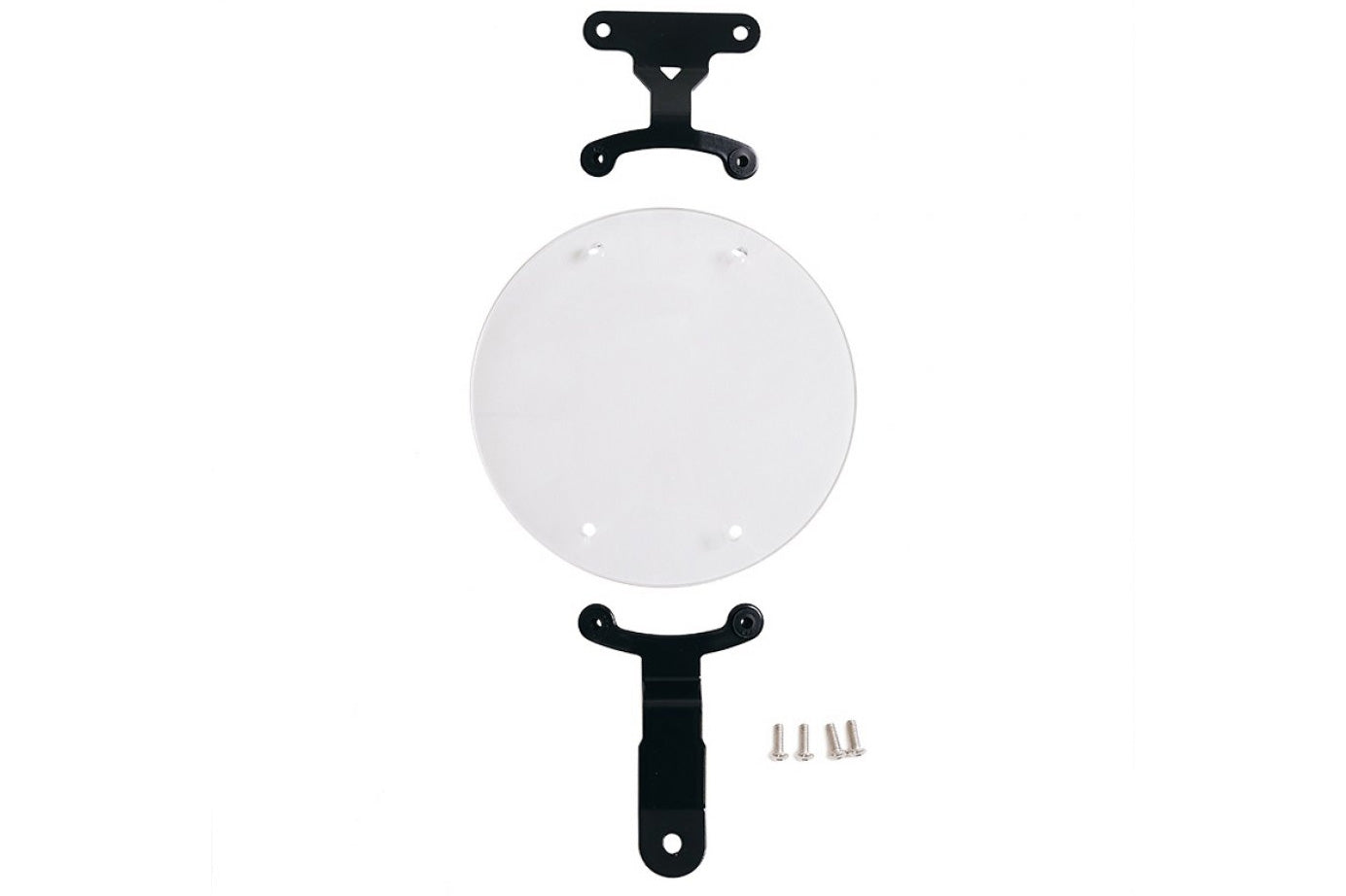 Enduro Headlight Protector for the Original Cockpit Fairing R 12 G/S Unit Garage - clear