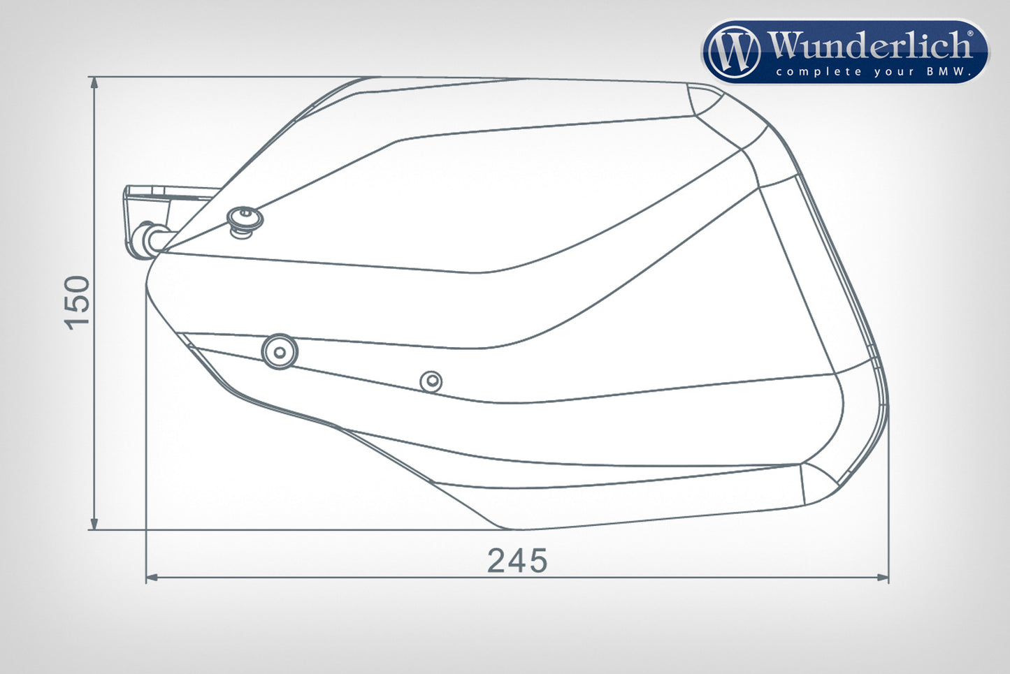 Wunderlich Hand guard CLEAR PROTECT - clear