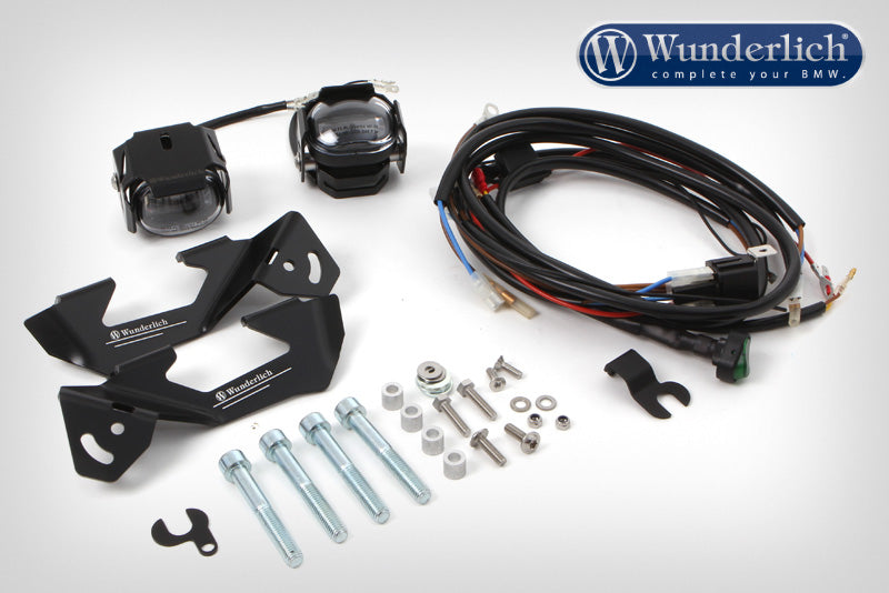 LED additional headlight LED MicroFlooter black