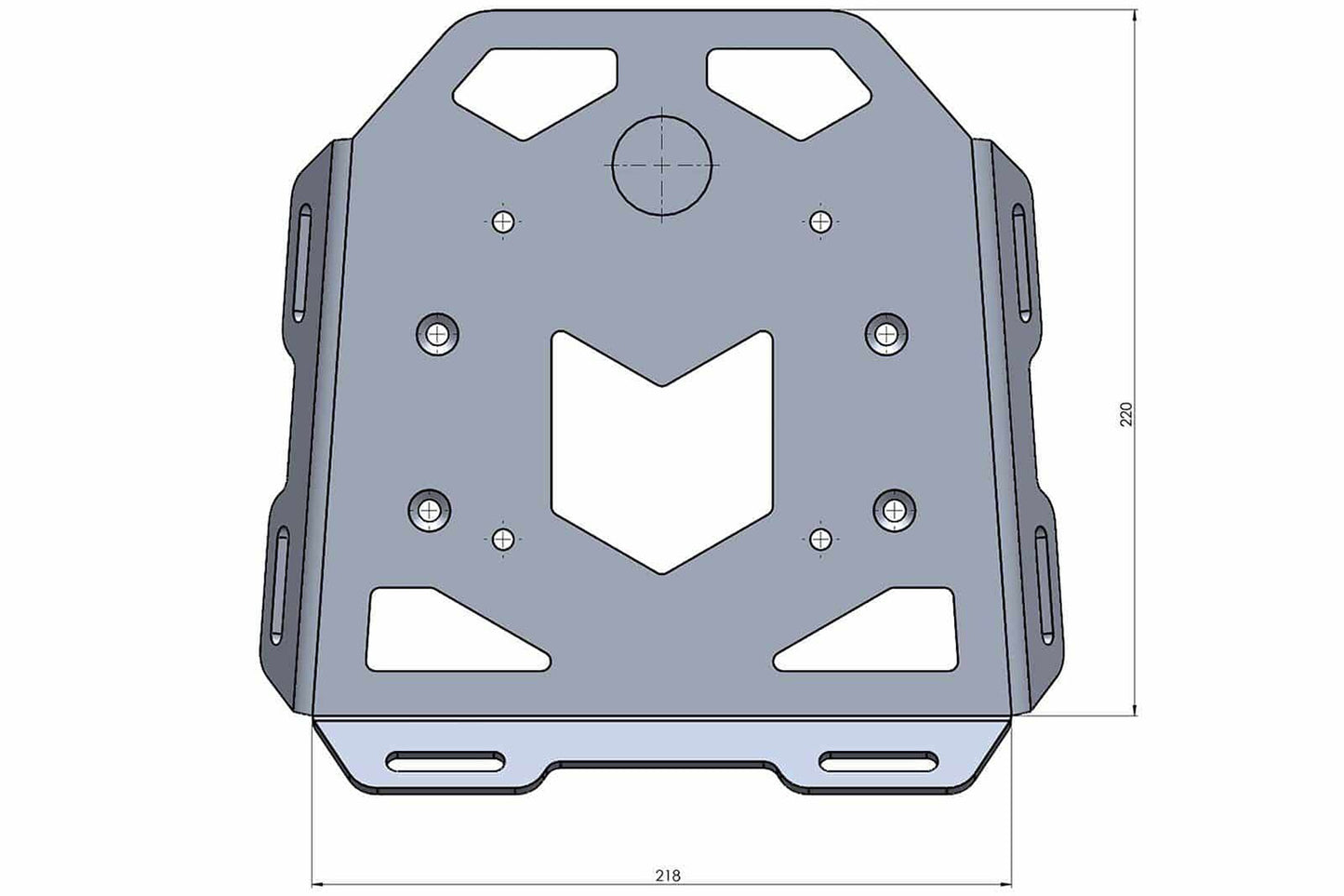 Hepco&Becker Minirack soft luggage rear rack F 900 GS - black
