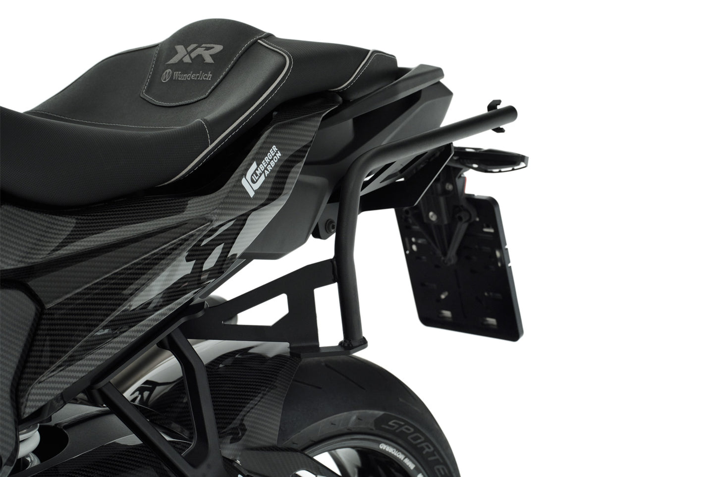 Wunderlich luggage system Vario case X-CASE with X-Rack light M 1000 XR - carbon optic
