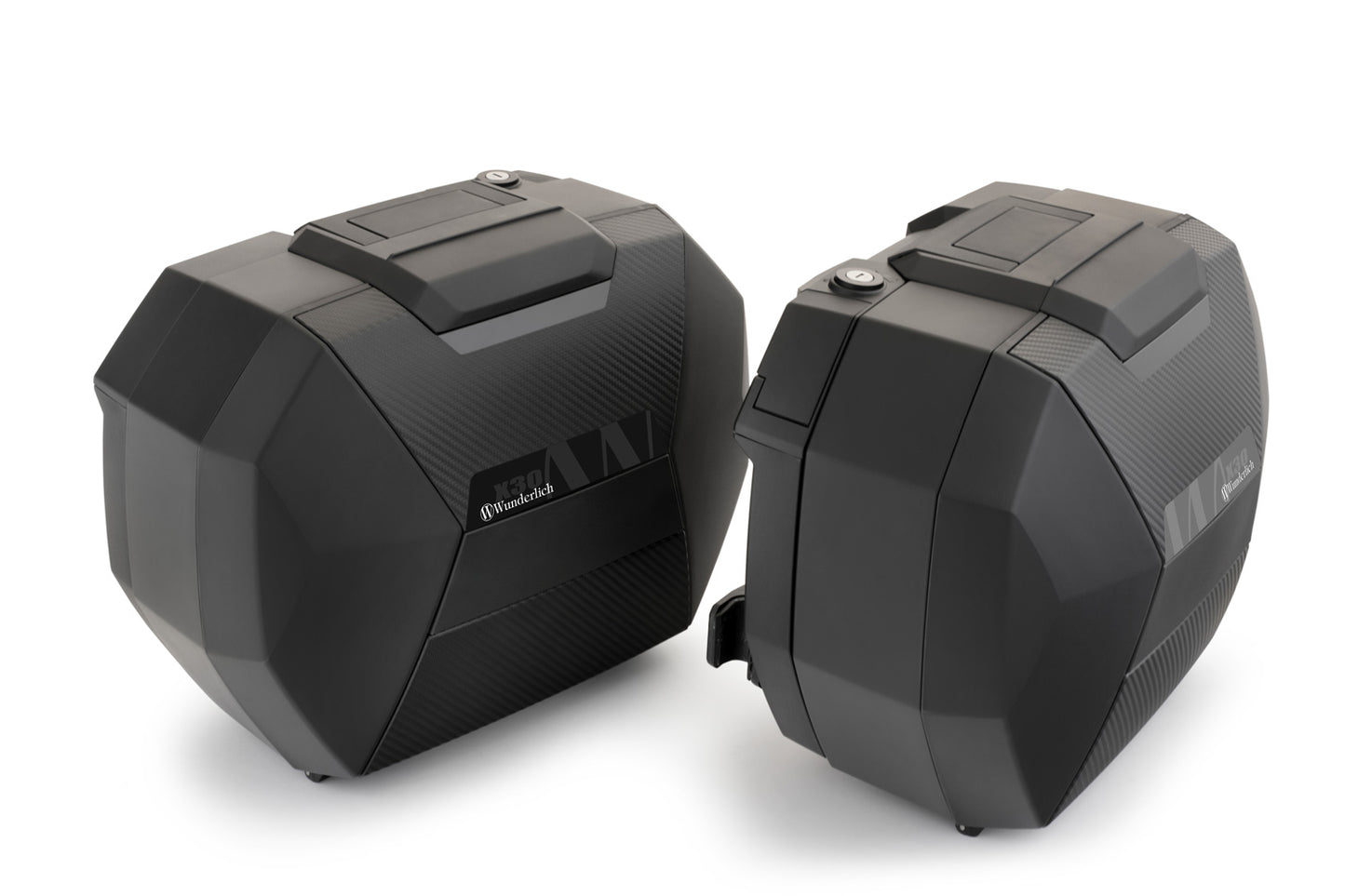 Wunderlich luggage system Vario case X-CASE with X-Rack light M 1000 XR - carbon optic