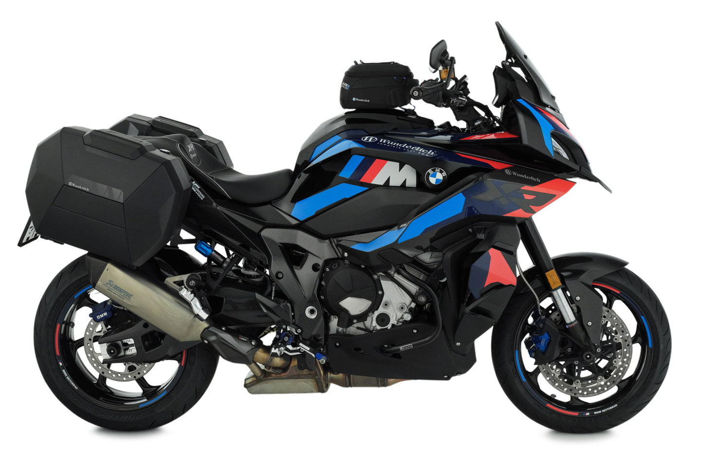 Wunderlich luggage system Vario case X-CASE with X-Rack light M 1000 XR - carbon optic