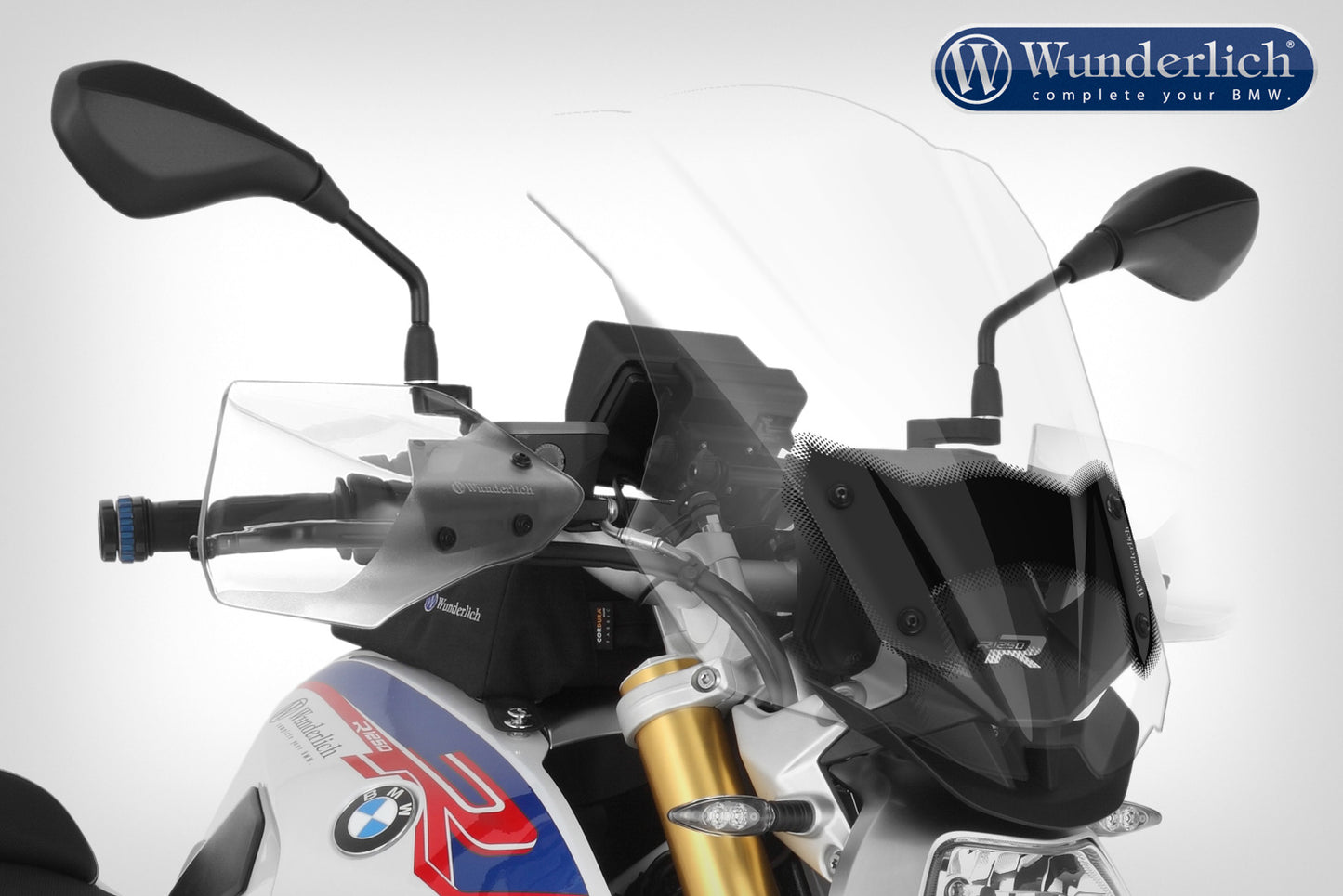 Wunderlich &#8220;MARATHON&#8221; windshield - high - clear