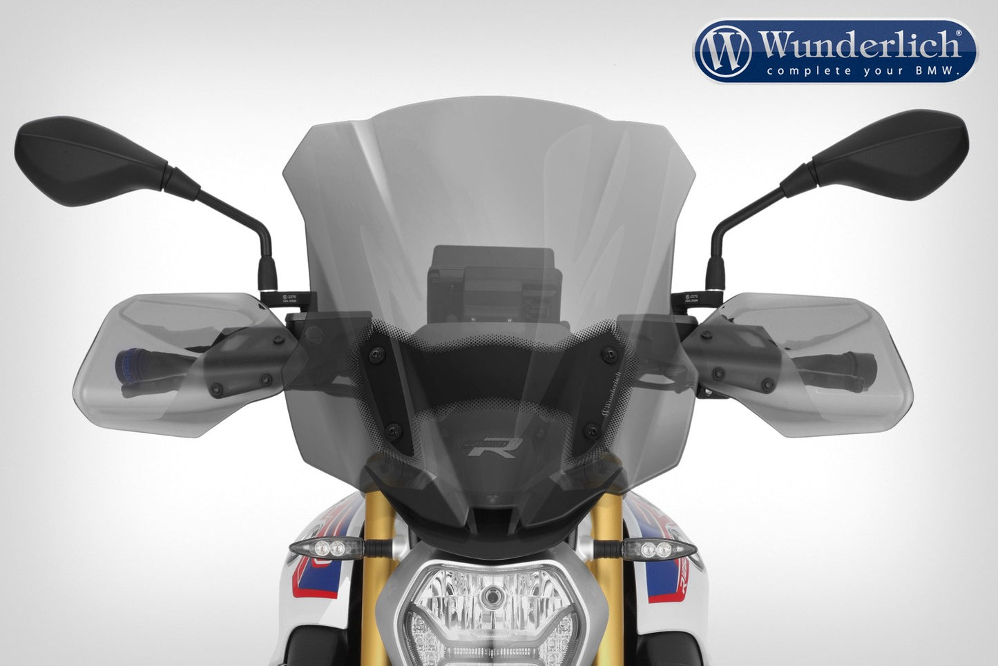 Wunderlich &#8220;MARATHON&#8221; windshield - high - smoked grey