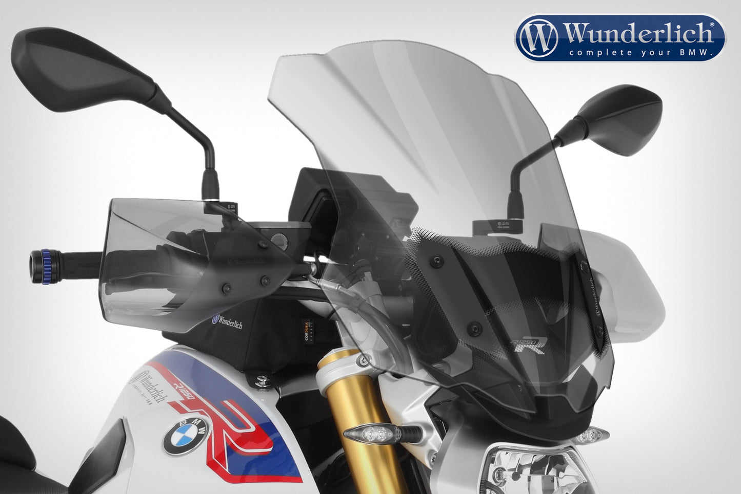 Wunderlich “MARATHON” windshield - high - smoked grey