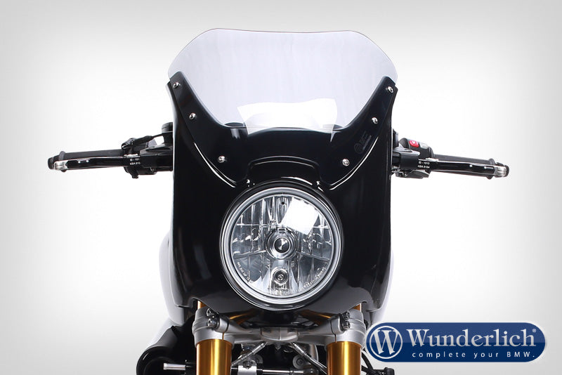 Wunderlich Daytona R nineT cockpit fairing - BLACK STORM METALLIC