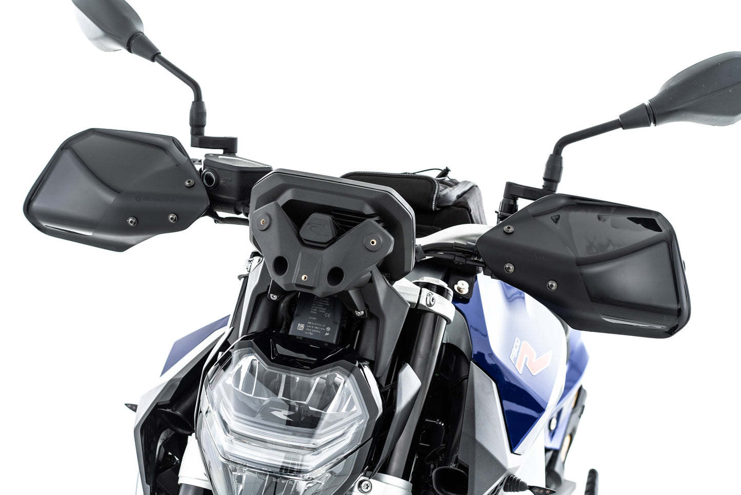 Mounting bracket for the »MARATHON« windshield for the BMW F 900 R - black