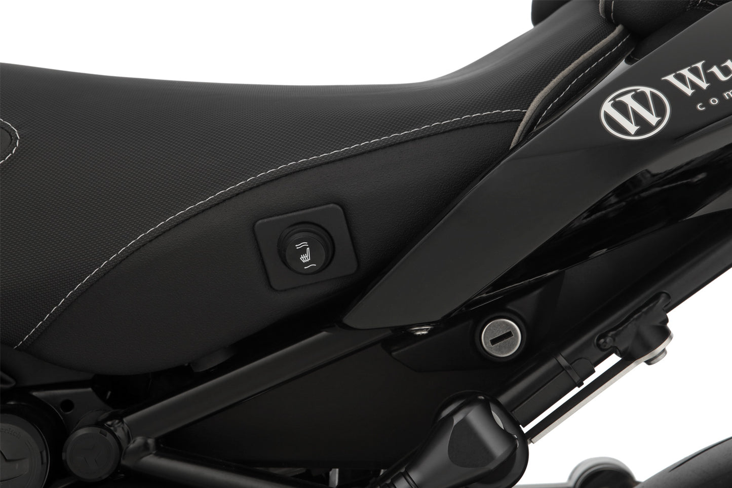 Wunderlich rider seat AKTIVKOMFORT with aftermarket seat heating - standard - black