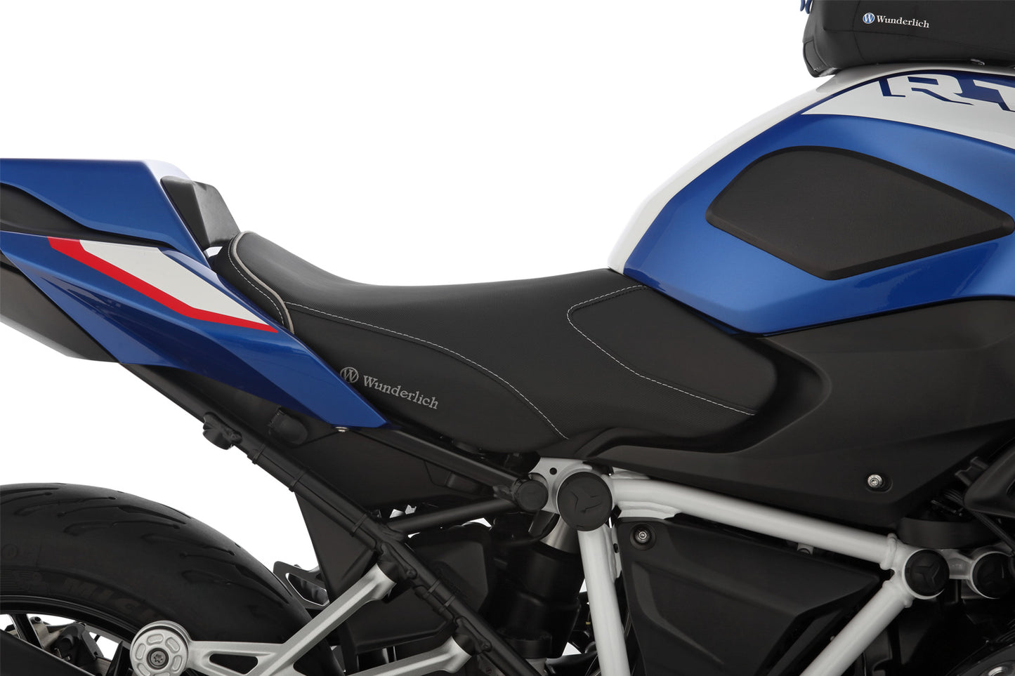 Wunderlich rider seat AKTIVKOMFORT with aftermarket seat heating - standard - black