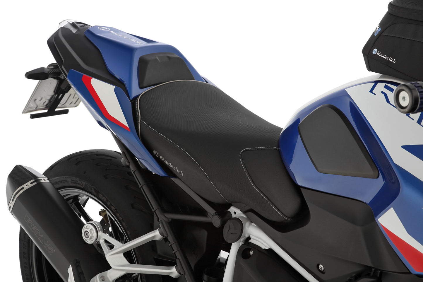 Wunderlich rider seat AKTIVKOMFORT with aftermarket seat heating - standard - black