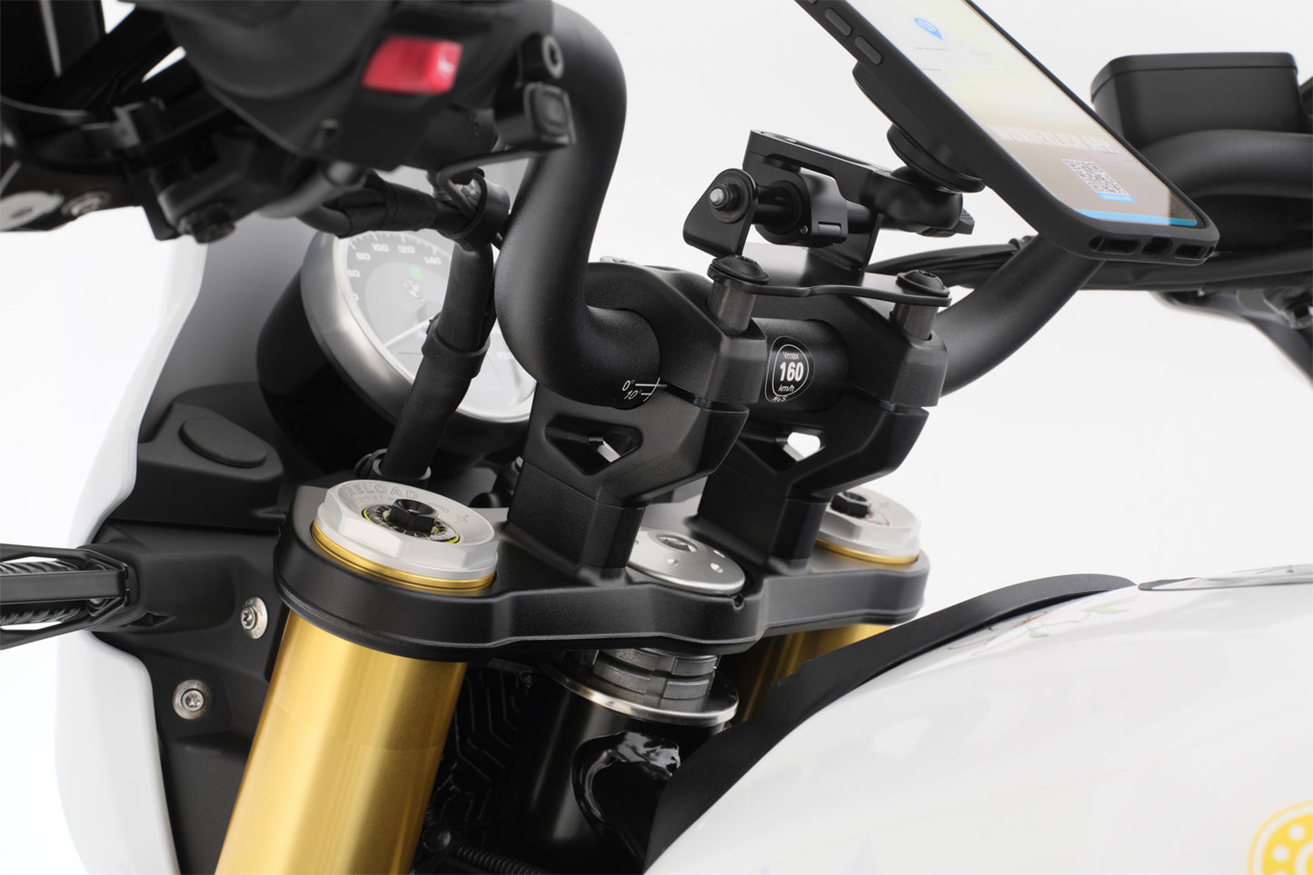 Wunderlich Handlebar Riser ERGO R 12 G/S - 20mm - silver