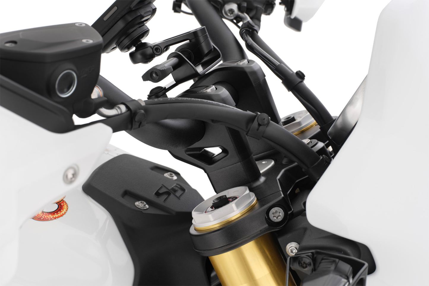 Wunderlich Handlebar Riser ERGO R 12 G/S - 20mm - silver