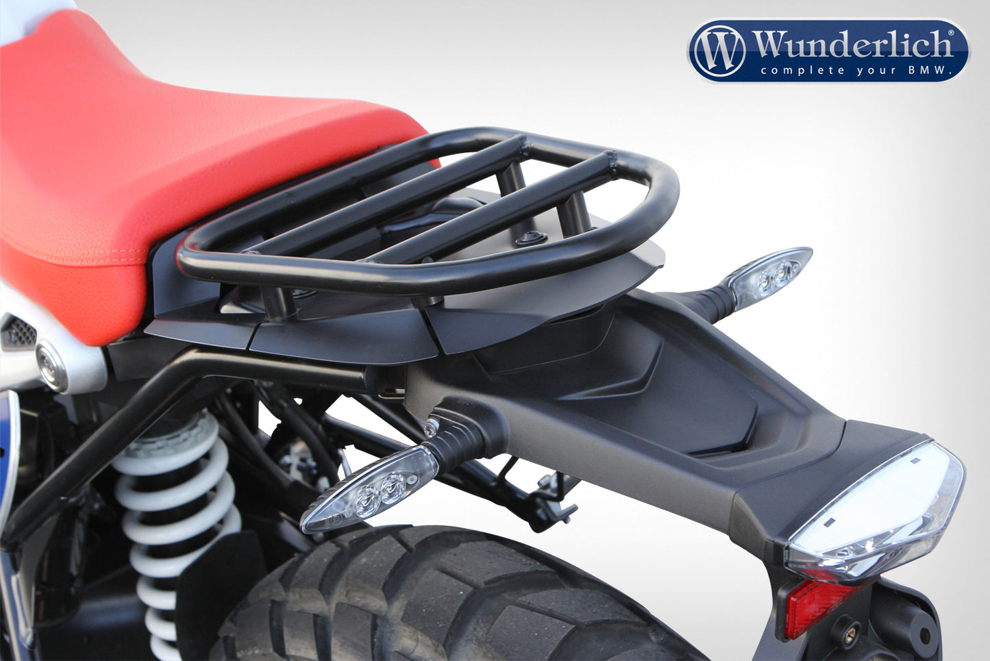 Wunderlich pillion luggage rack “Rallye” - with passenger frame - black