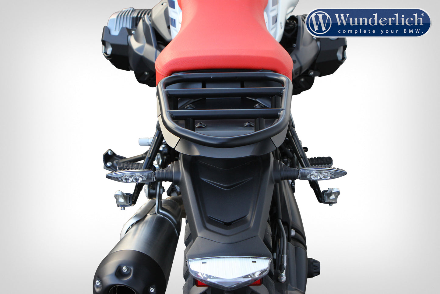 Wunderlich pillion luggage rack “Rallye” - with passenger frame - black