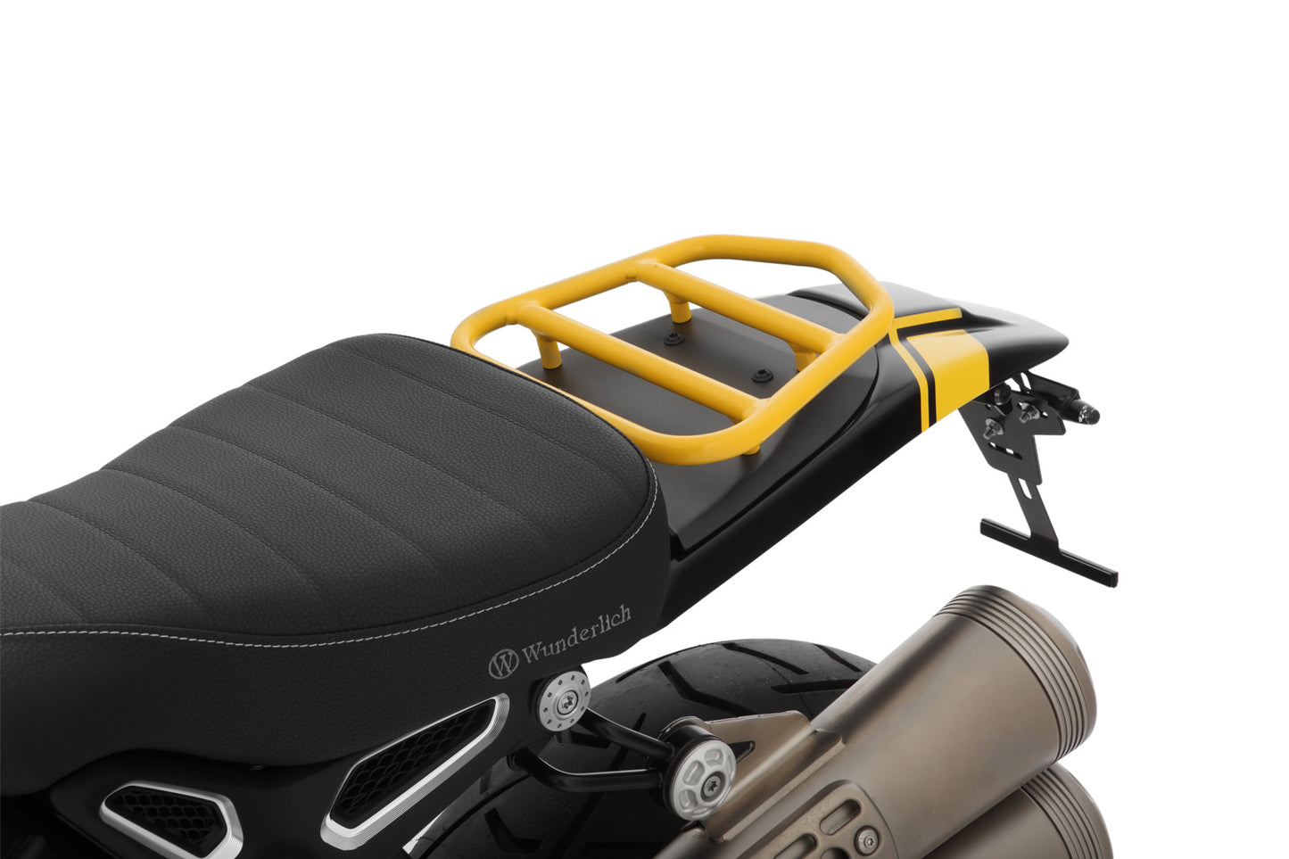 Wunderlich pillion luggage rack “Rallye” - with passenger frame - yellow | Edition 40 Years GS